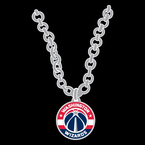 Washington Wizards Necklace logo iron on paper